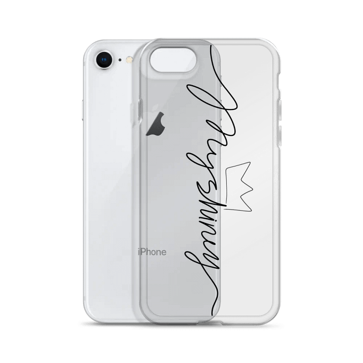 MySHINEy Clear iPhone Case (Black Ver.) product image (2)