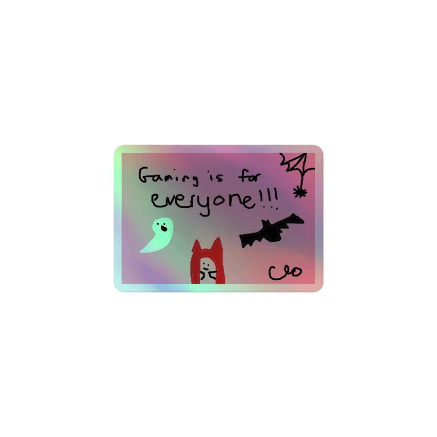 The Gaming is for everyone sticker! product image (1)