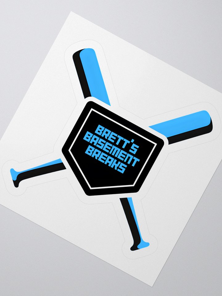 BRETT'S BASEMENT BREAKS Logo Kiss Cut Stickers product image (4)