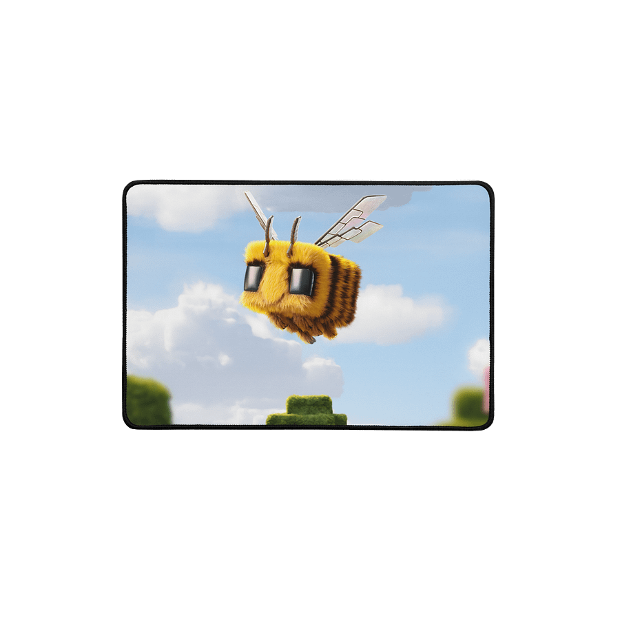 Minecraft Bee Mouse Pad – Gaming Desk Mat for Minecraft Fans product image (1)