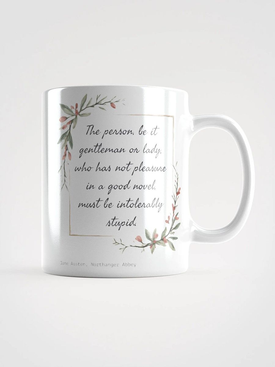 Pleasure in a Good Novel Austen Mug product image (2)