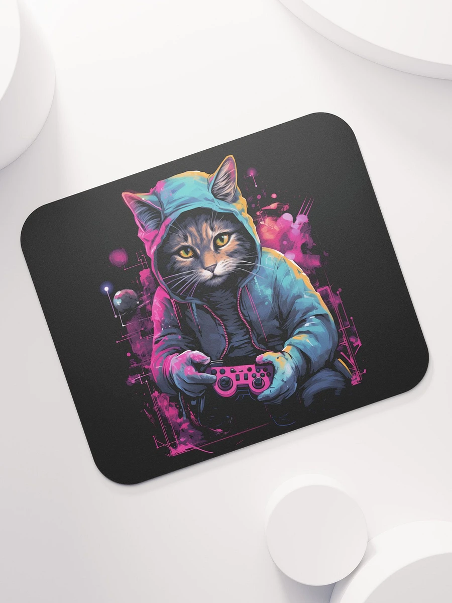 Whimsical Cat Gamer Mouse Pad product image (7)