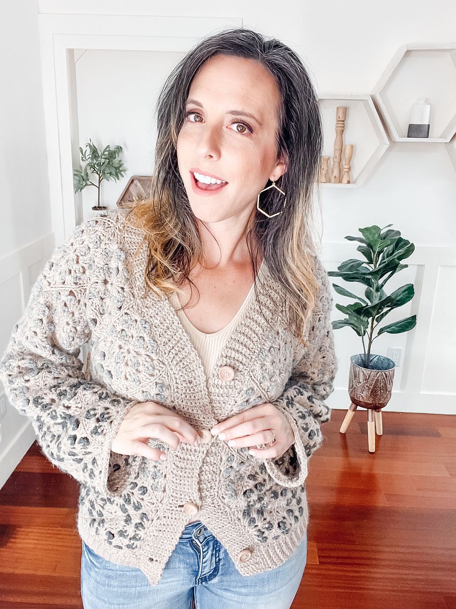 Granny Square Cardigan Tutorial (9 sizes) product image (10)