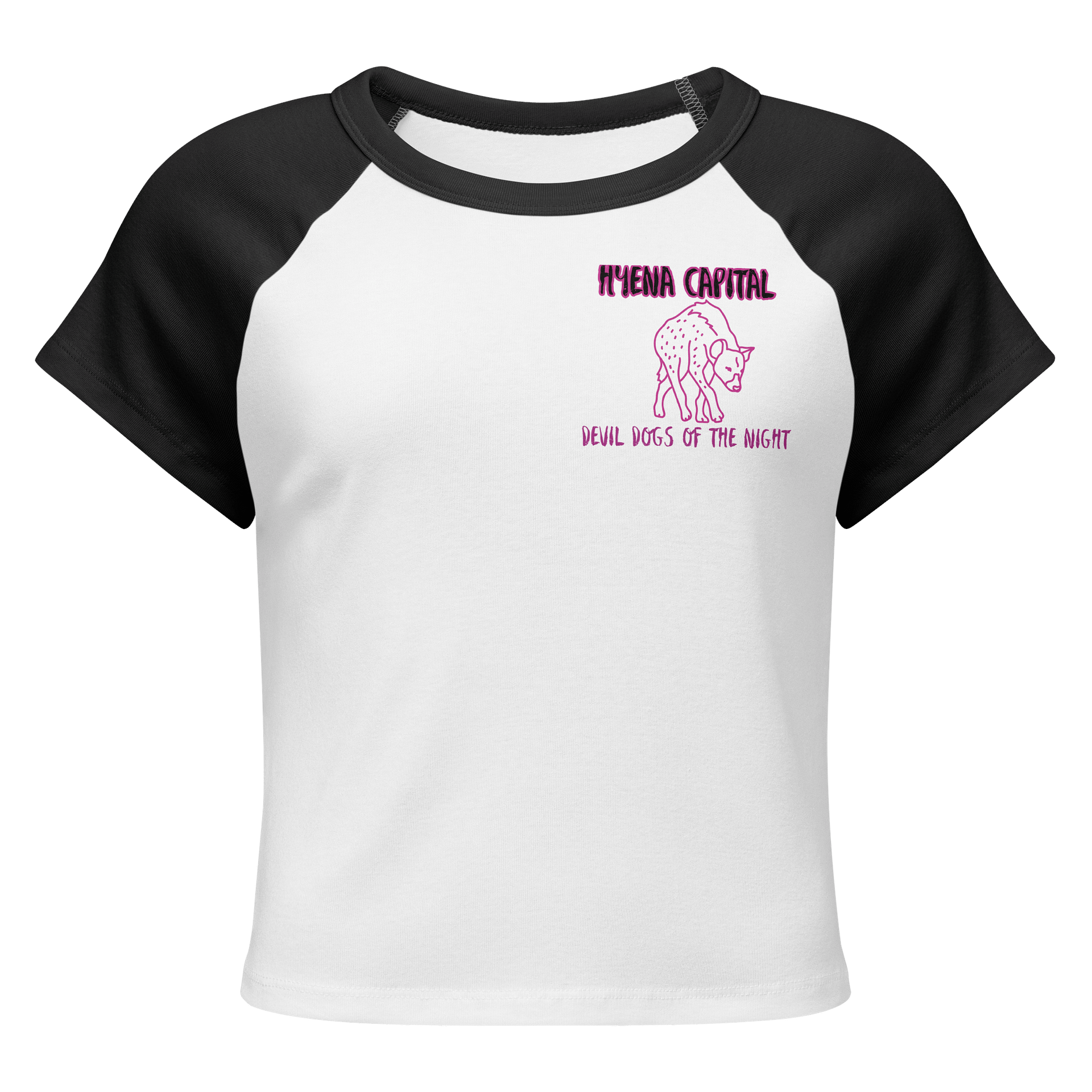 Devil Dogs of the Night Raglan Baby Tee product image (1)