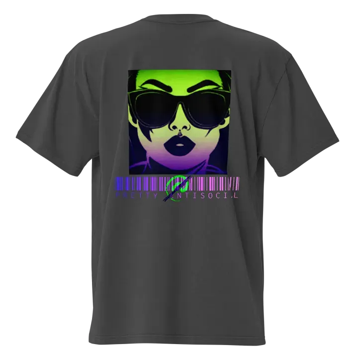 Pretty AntiSocial Oversized Faded T-Shirt product image (2)