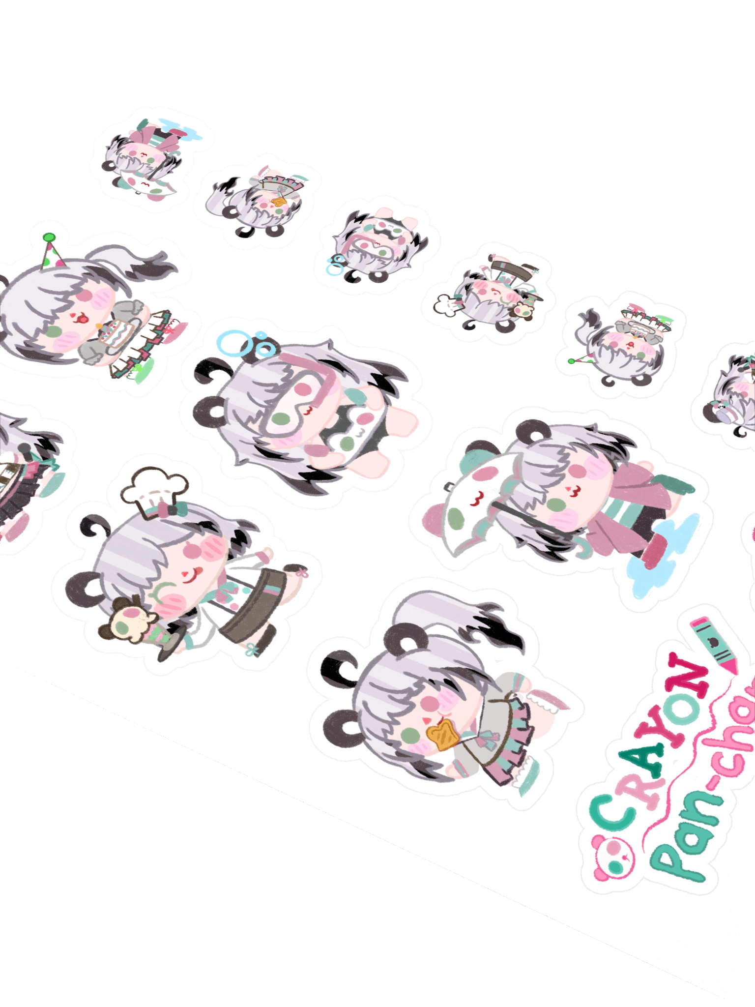 Utano Pandora 'Crayon Pan-Chan' Sticker Set A product image (2)