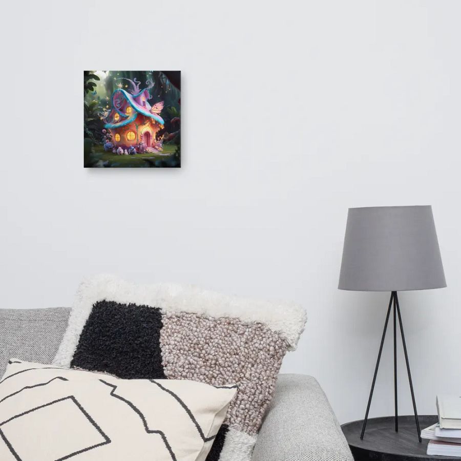 Watercolour Fairy House Art - v11 product image (10)