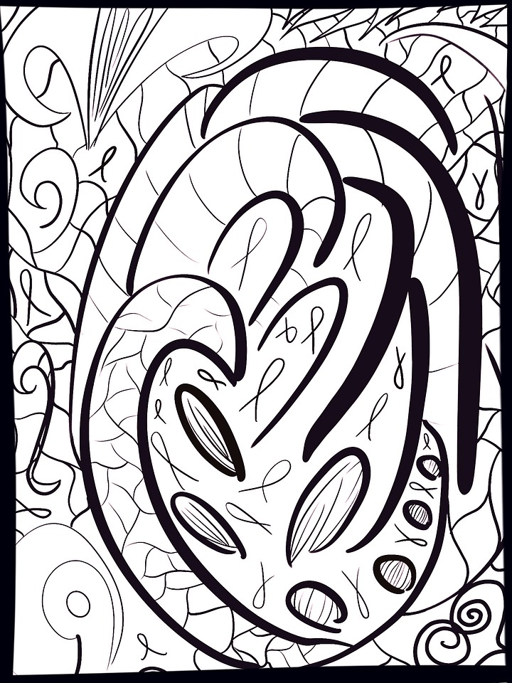 ~ Dragon EGG Coloring Page ~ product image (1)