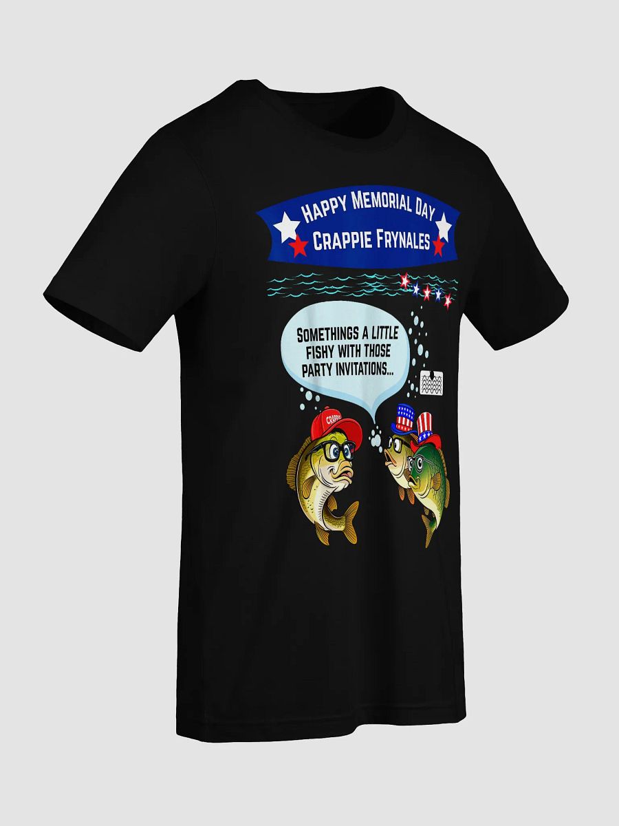 Happy Memorial Day Crappie Frynales T-Shirt product image (7)