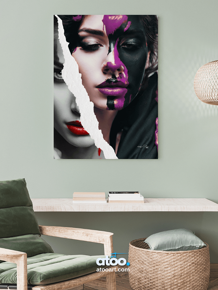Living in Colors | Purple, red and beyond... | Collage Wall Art product image (2)