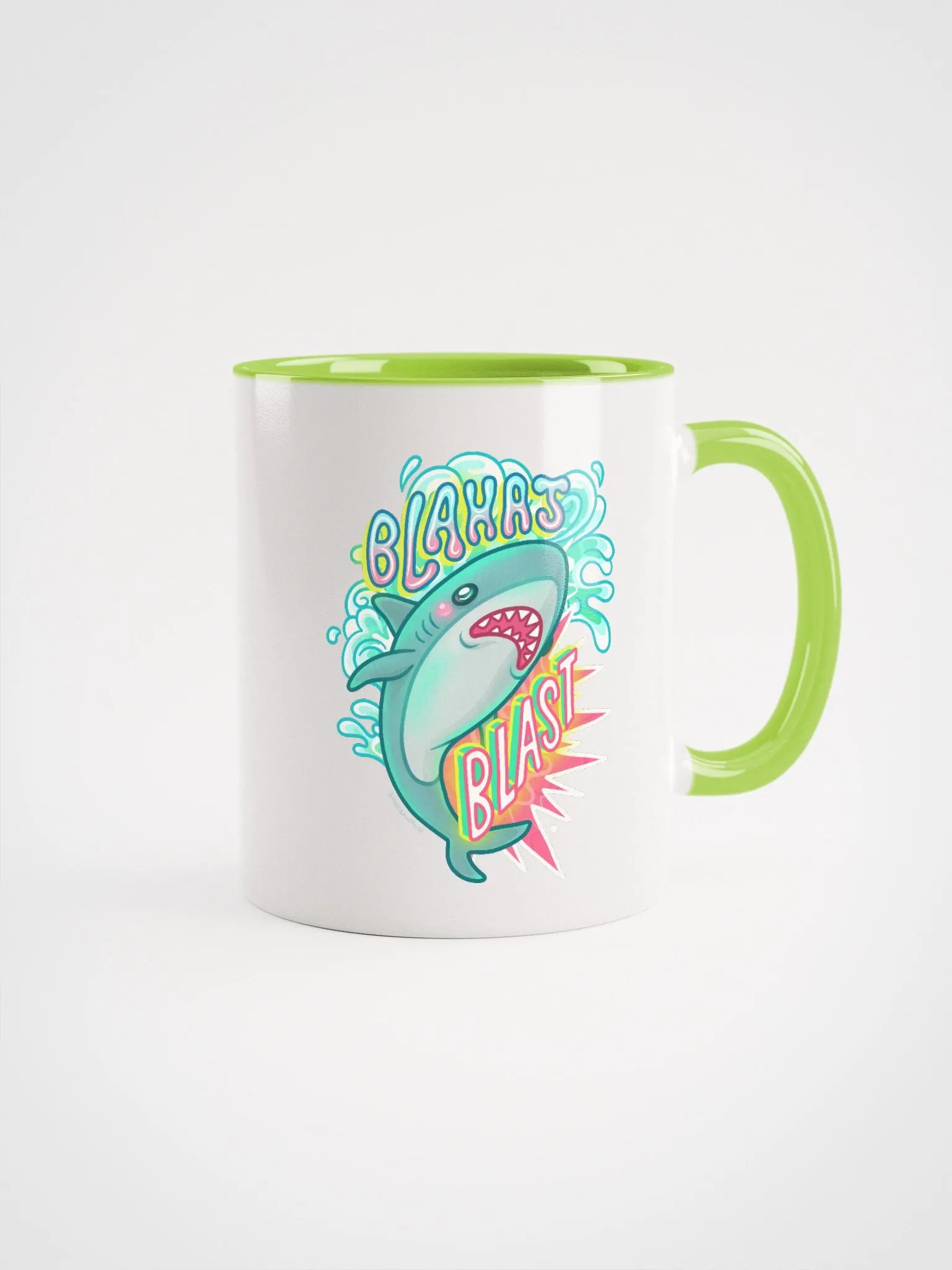 Blahaj Blast Colorful Mug product image (27)
