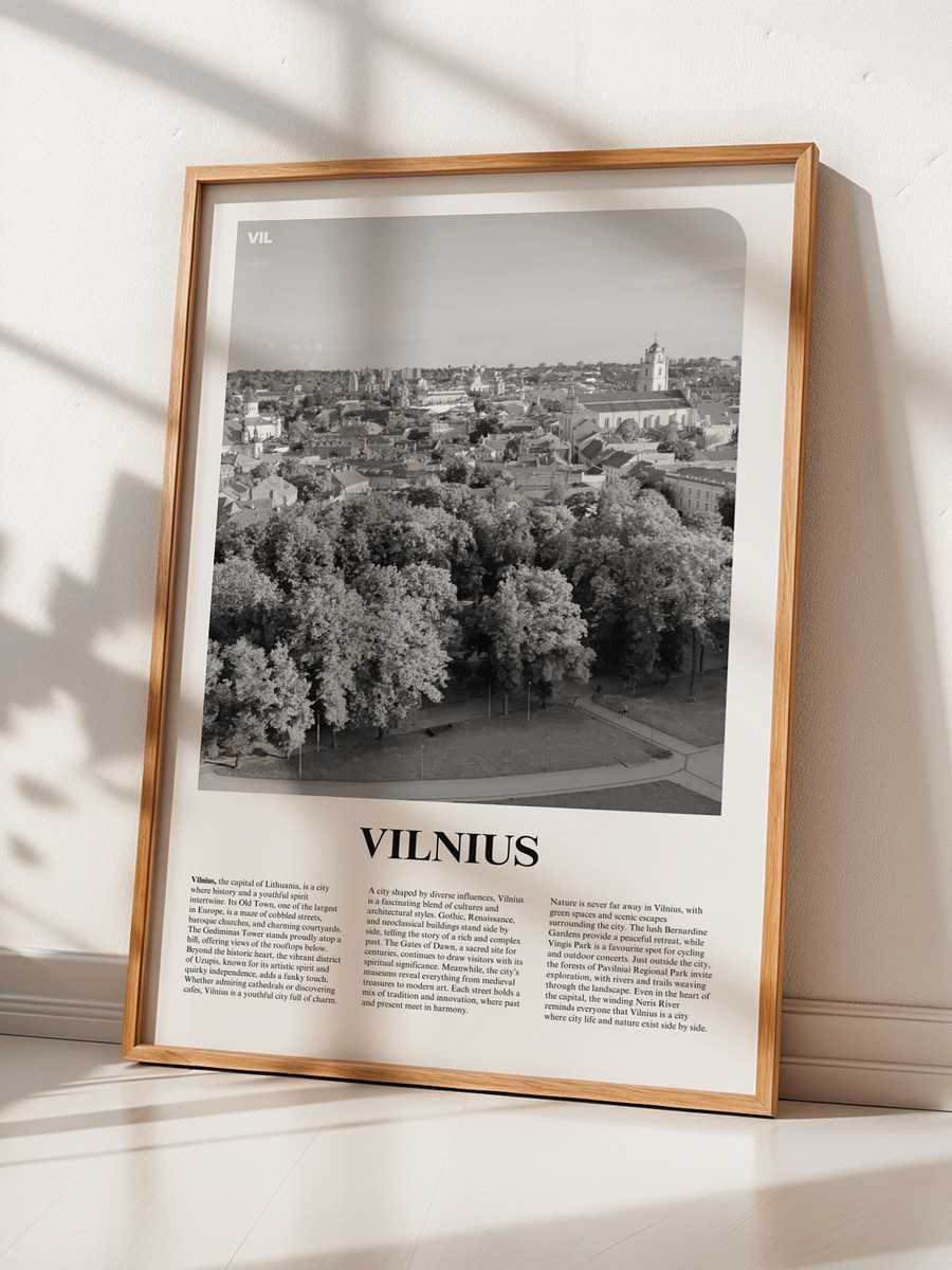 Vilnius 02 Newspaper Poster product image (7)