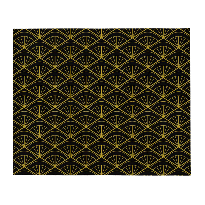 Golden Fans Pattern Design Throw Blanket product image (2)