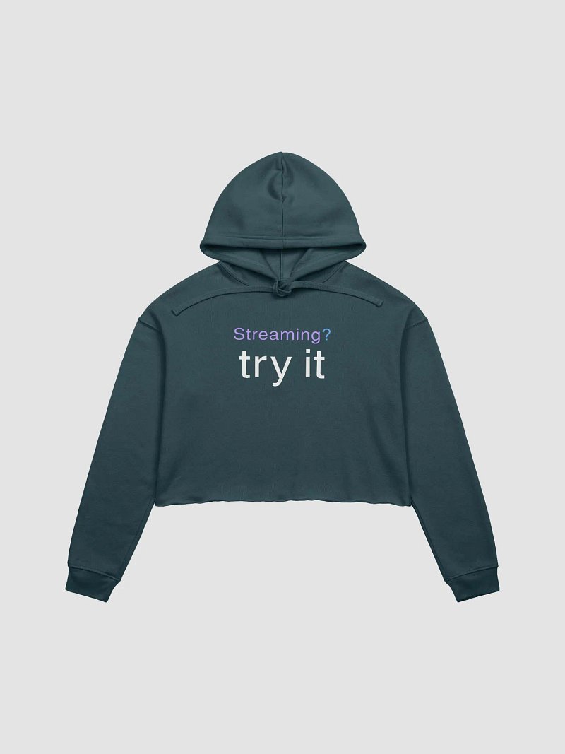 Try Streaming Cropped Hoodie