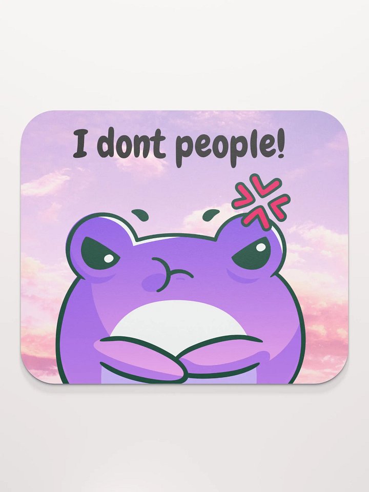 I dont people mouse pad product image (1)