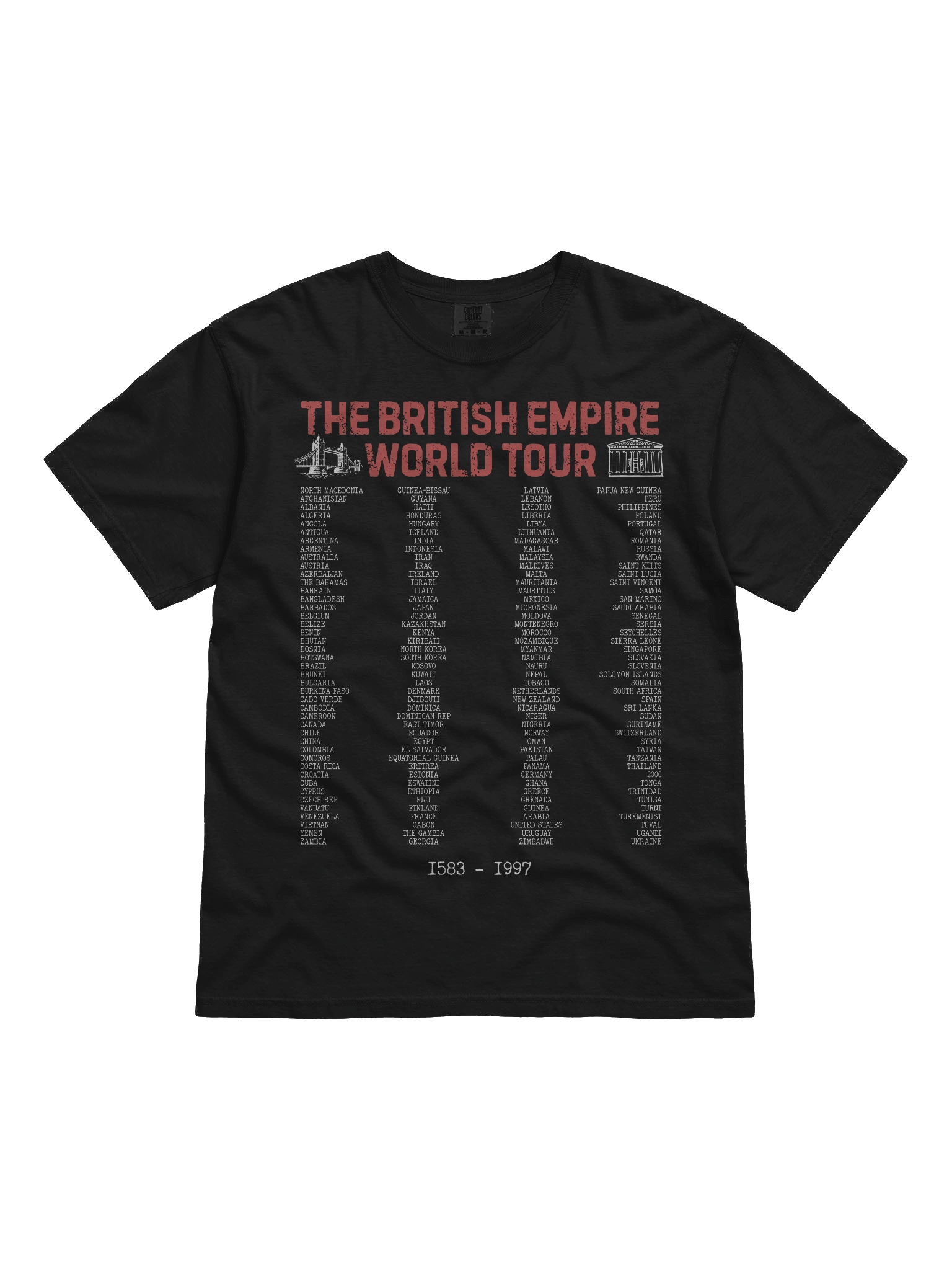 The British Empire World Tour T-Shirt product image (8)
