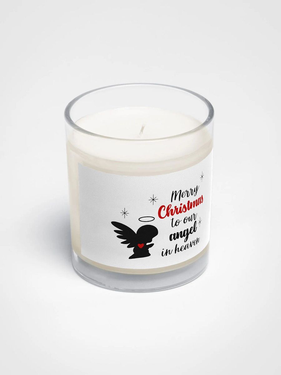 Merry Christmas to our angel in heaven Candle product image (2)