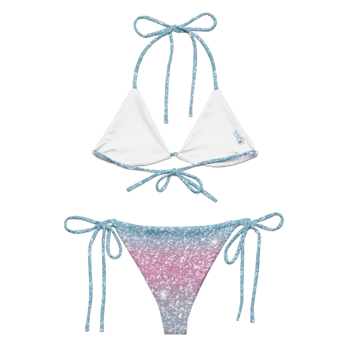Glitter Unicorn Texture Design String Bikini (4) product image (2)