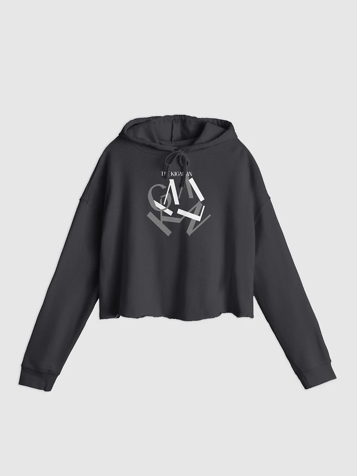 Women’s Lightweight Cropped Black Hoodie product image (1)