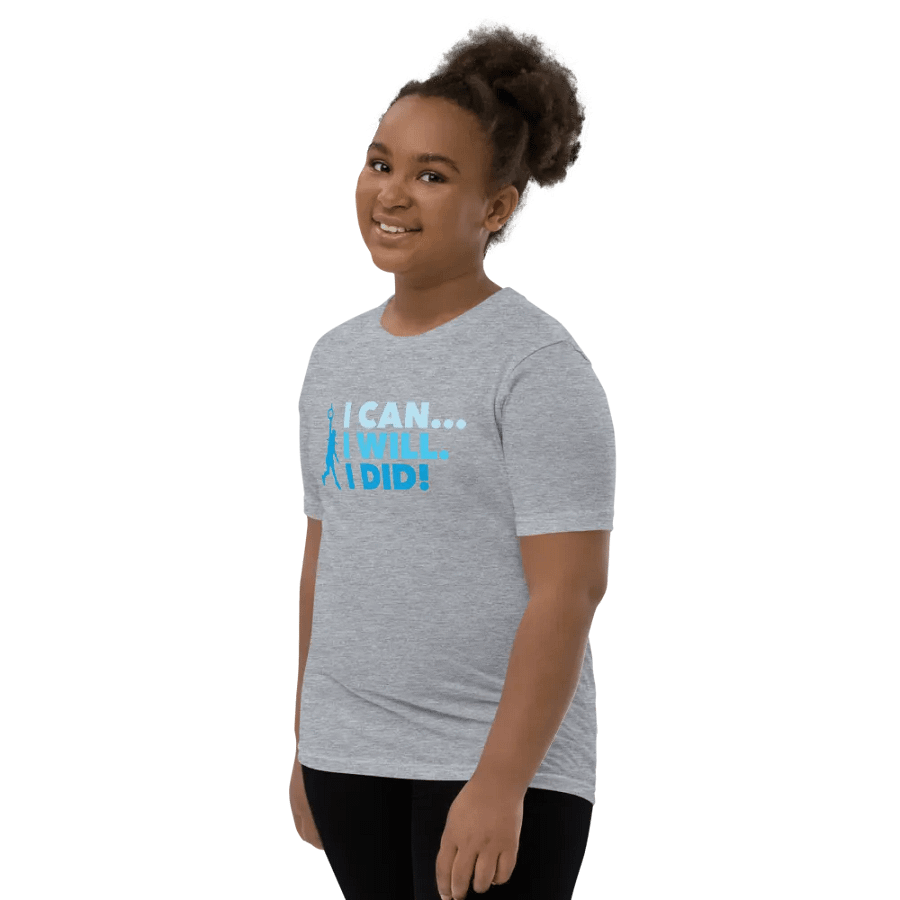 I Can... I Will. I Did! Blue Kids Tee product image (10)