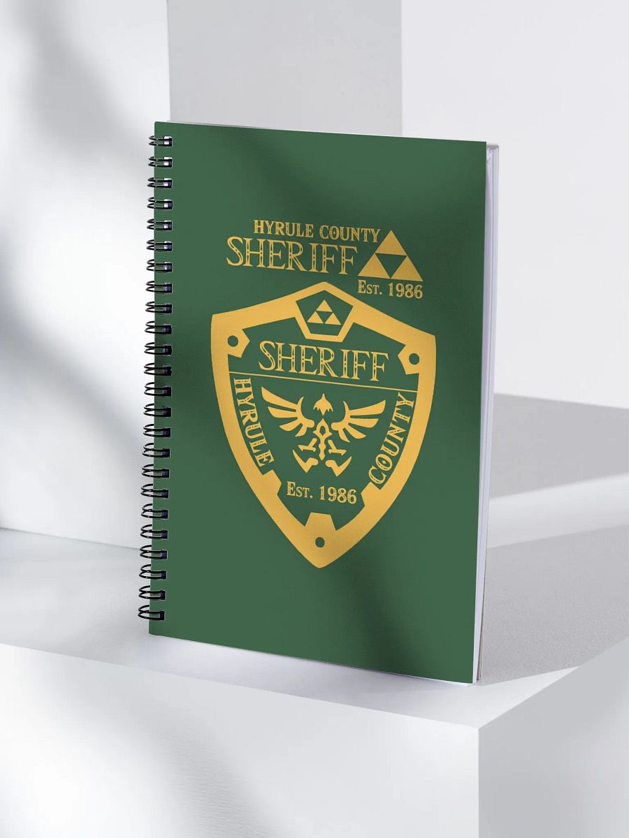 Hyrule County Sheriff Spiral Notebook product image (4)