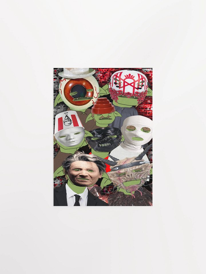 MASK POSTER *LIMITED EDITION* product image (1)