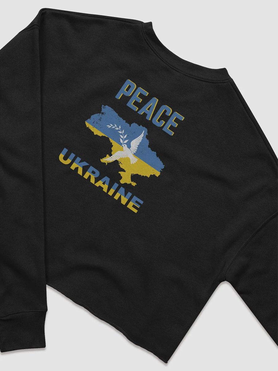 Peace in Ukraine - Dove of Hope Crop Sweatshirt product image (4)