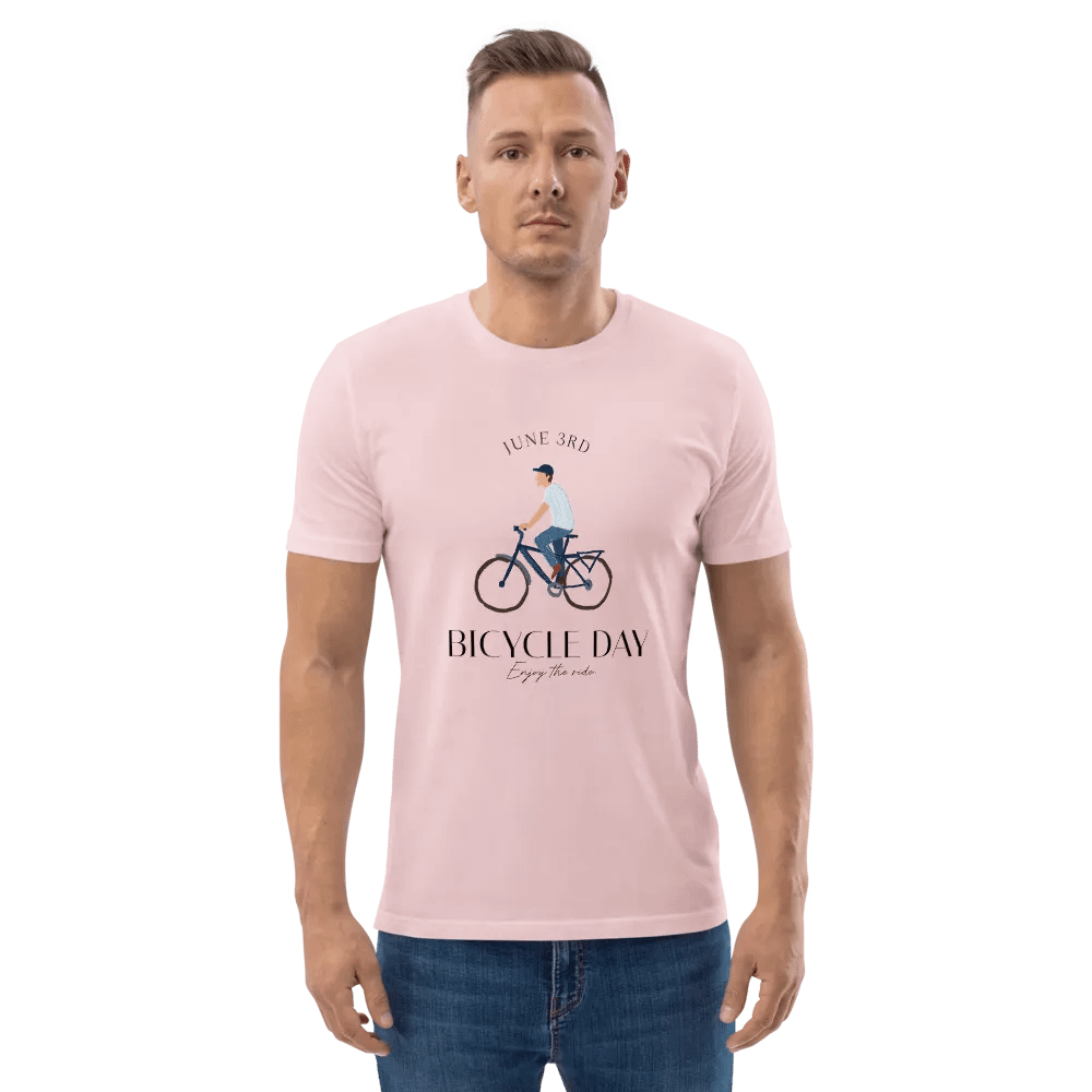 'June 3rd Bicycle Day Organic Cotton Tee product image (2)