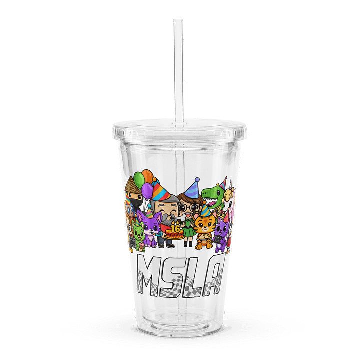 MSLA Sweet Sixteen - Double Wall Clear Plastic Tumbler product image (2)