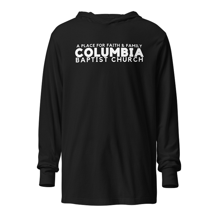 A Place for Faith & Family Bella+Canvas Unisex Hooded Long Sleeve Tee product image (1)