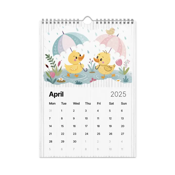 ADORABLE ANIMALS WALL CALENDAR 2025 product image (1)