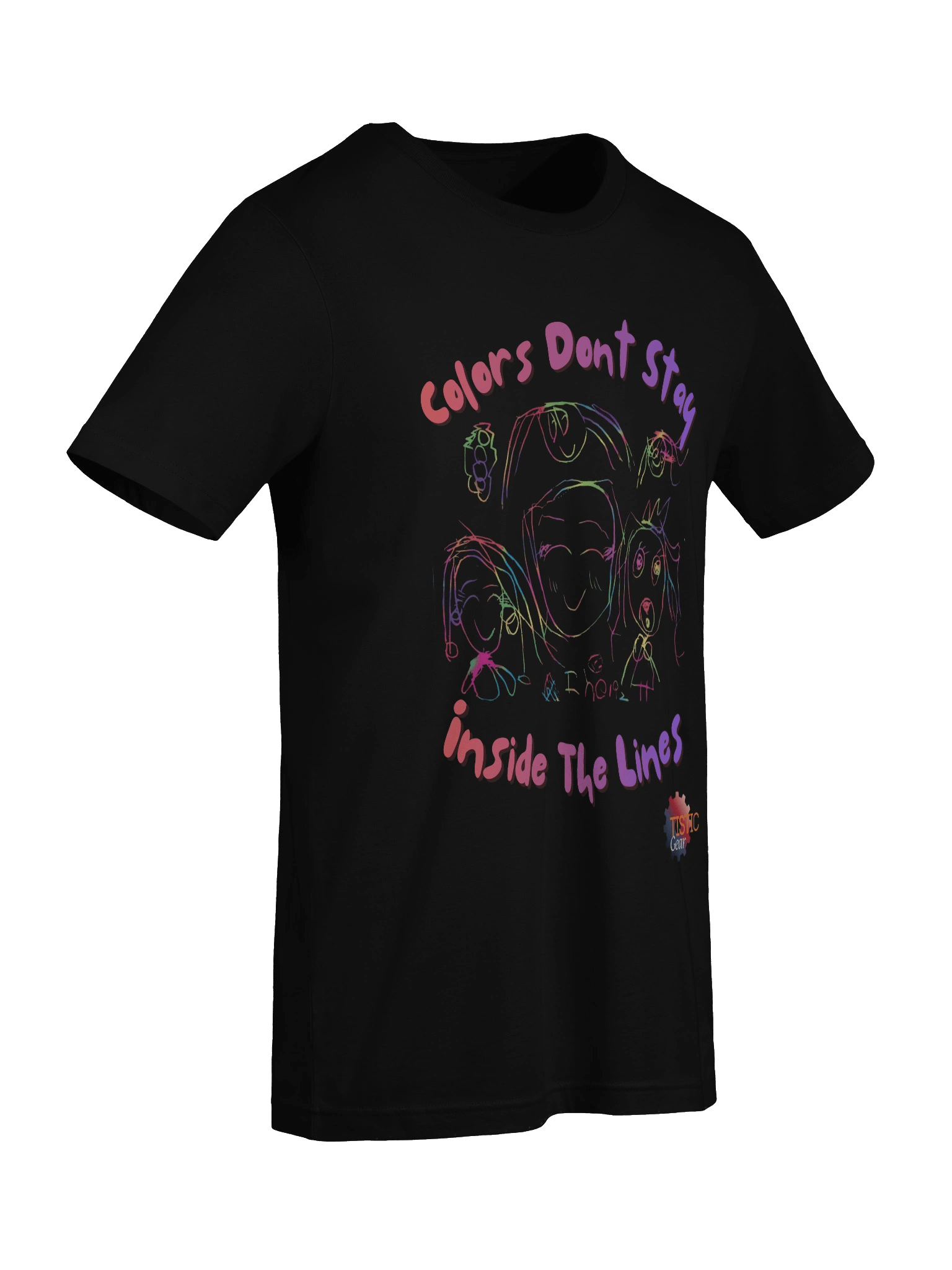 Women's TISTIC Gear – “Colors Don’t Stay Inside The Lines” Limited Edition Tee product image (9)