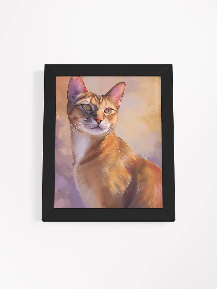 Whiskered Wonder Framed Art Print product image (1)