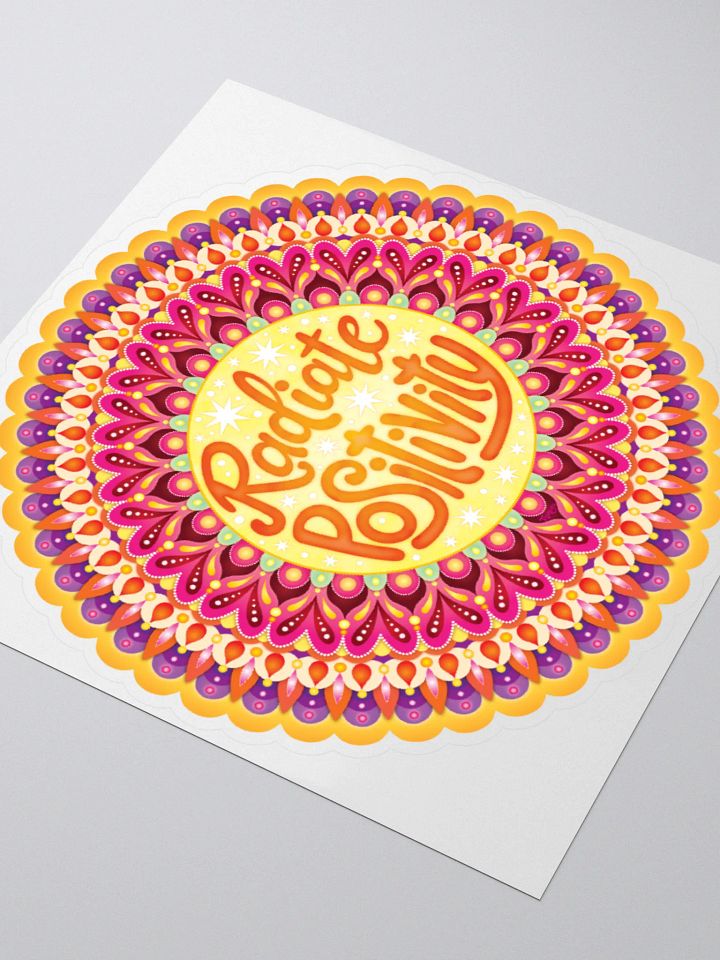 Radiate Positivity Sticker product image (2)
