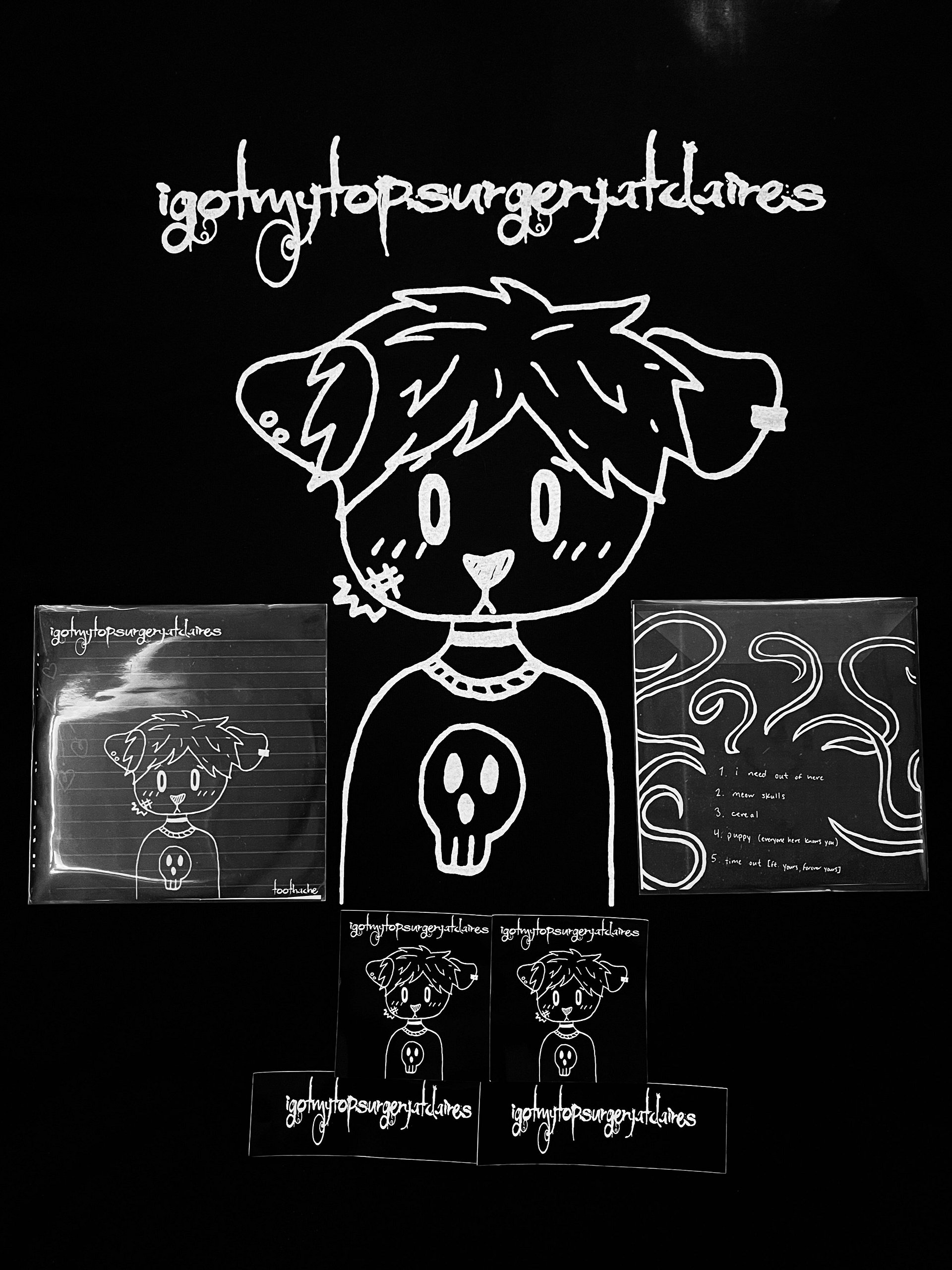 T-Shirt + CD Bundle w/ Stickers product image (1)