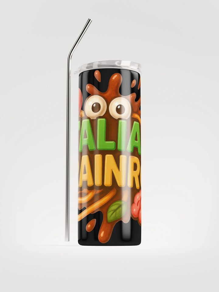 Italian Brainrot Logo Stainless Steel Tumbler product image (1)