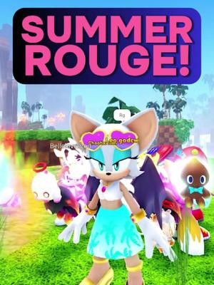 SUMMER ROUGE dropped in the most recent Sonic Speed Simulator update, have you unlocked her yet? 🤔 @GameFam @Sonic the Hedgehog @SEGA @SEGA Official  #SonicTheHedgehog #Gaming #SonicSpeedSimulator #Sonic #SEGA #RougeTheBat 