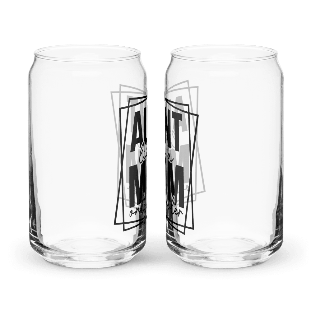 'AUNT like a MOM only cooler' Glass product image (11)