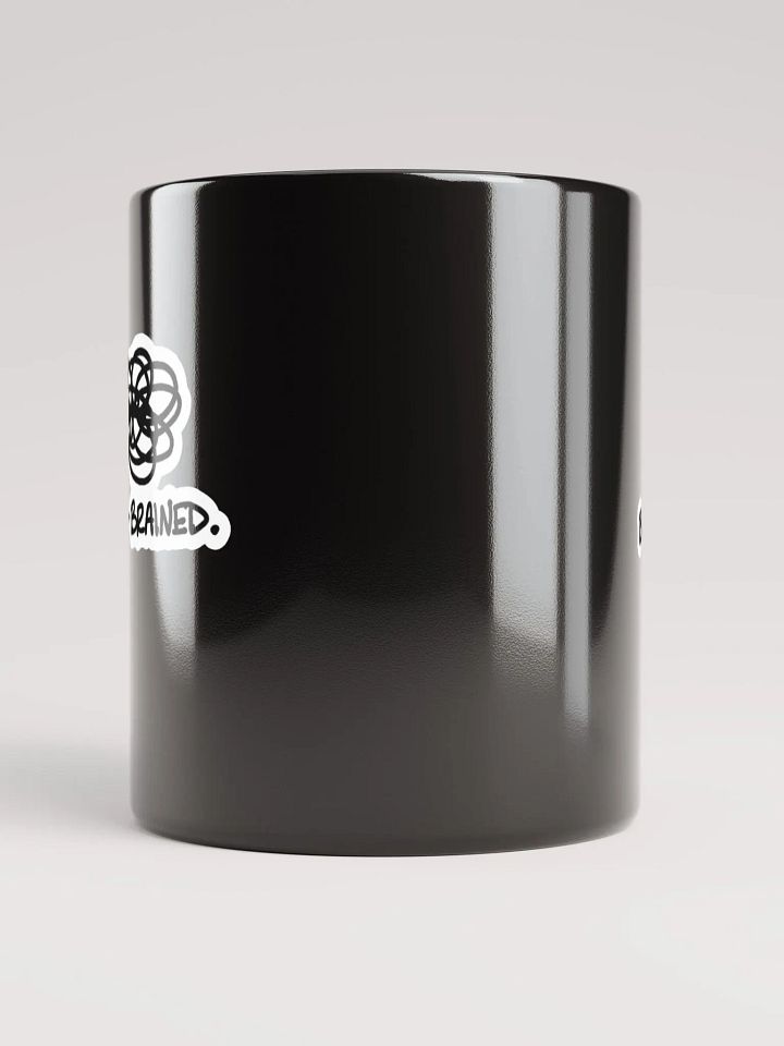 BUSY-BRAINED black glossy mug (bubble design) product image (2)