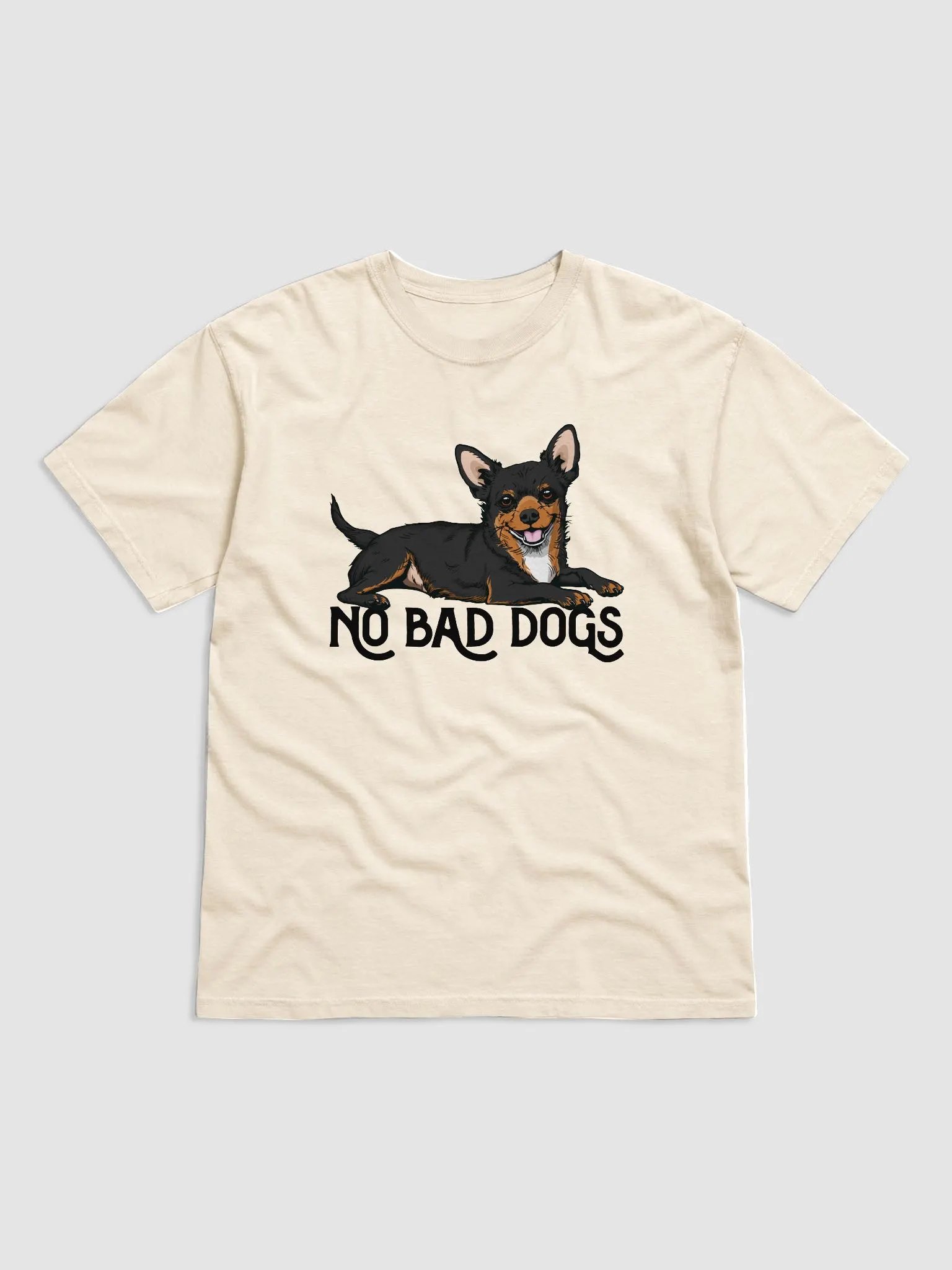 No Bad Dogs T-Shirt of a Chihuahua (Tricolor) | Funny T-Shirt for Chihuahua Paw-rents product image (19)