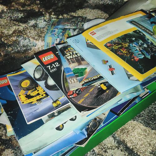 Found my old #lego instruction books. Maybe I need to make some sort of video series or stream of putting these together.
