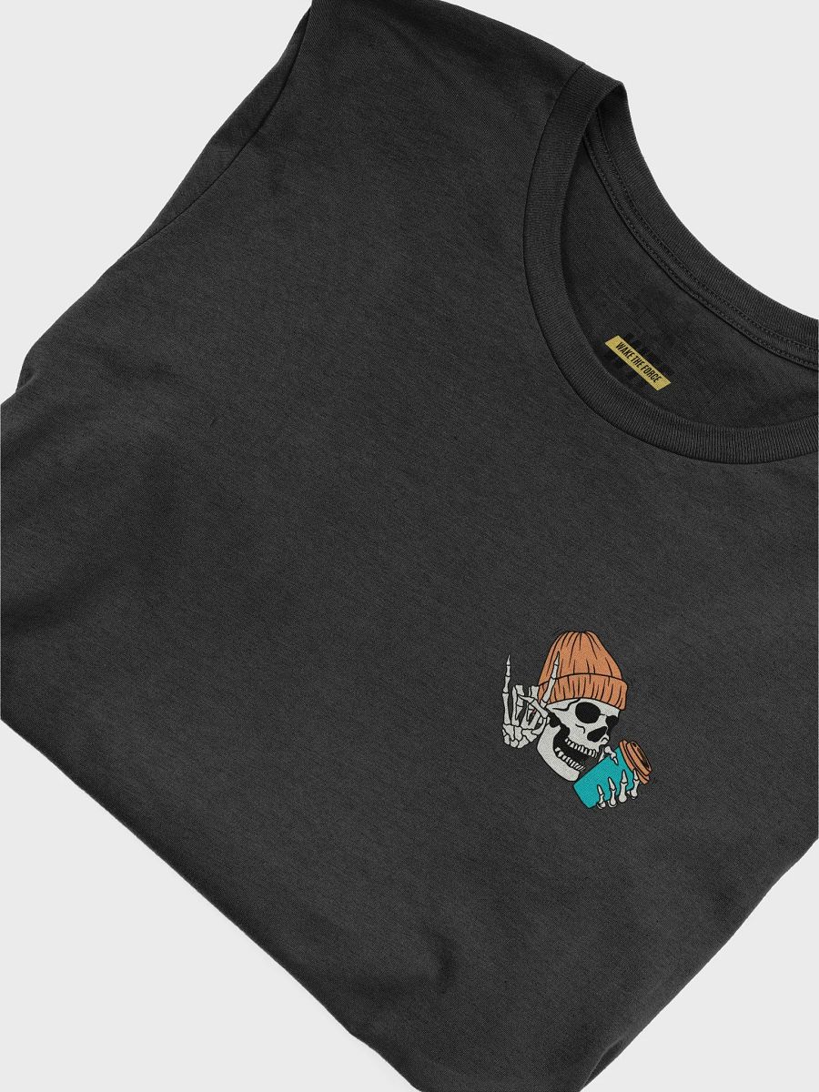 Dead Tired, Still Killin’ It Tee – Unisex Skeleton Chillin’ Graphic T-Shirt | Fun & Quirky product image (5)