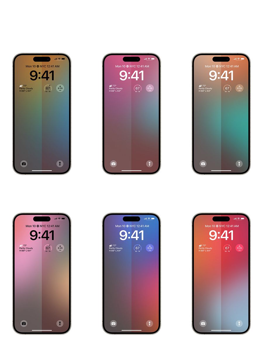 Blurry Gradient Wallpaper Pack product image (3)
