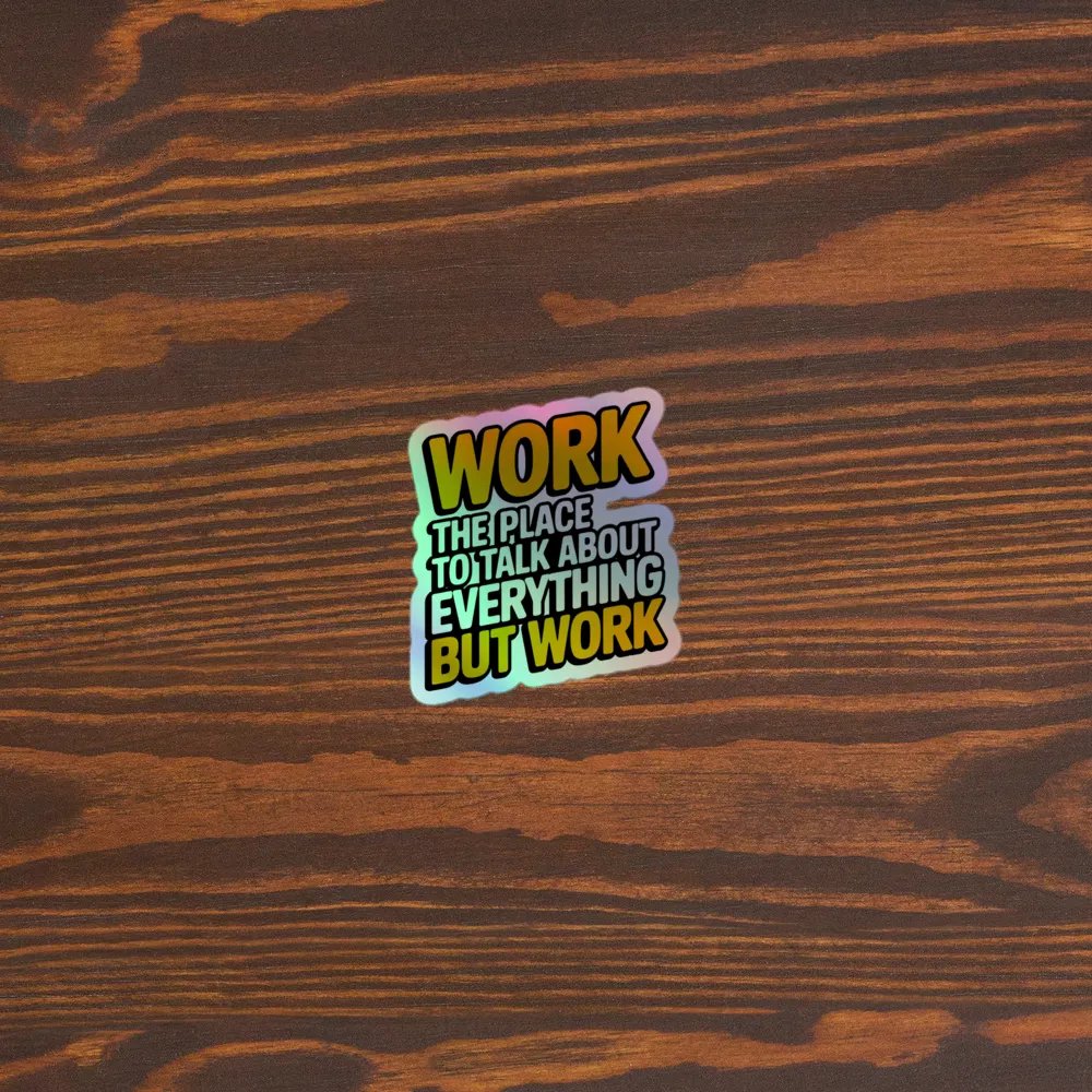 Workplace Rebellion Holographic Sticker Set product image (5)