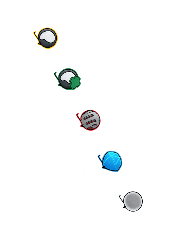 Pebble's Rockpile Tiers Sticker Selection product image (2)