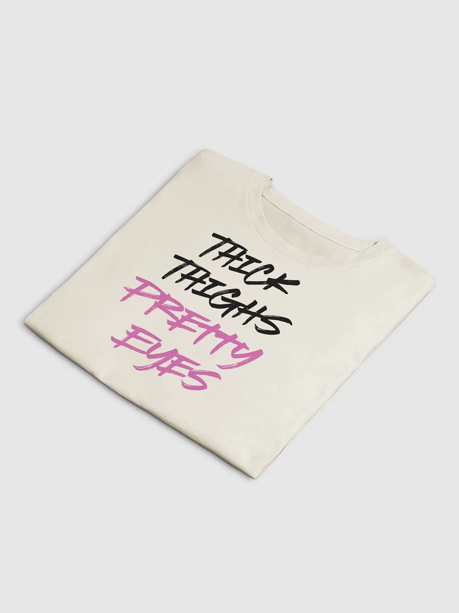 Thick Thighs Pretty Eyes Gym Crop Top product image (4)