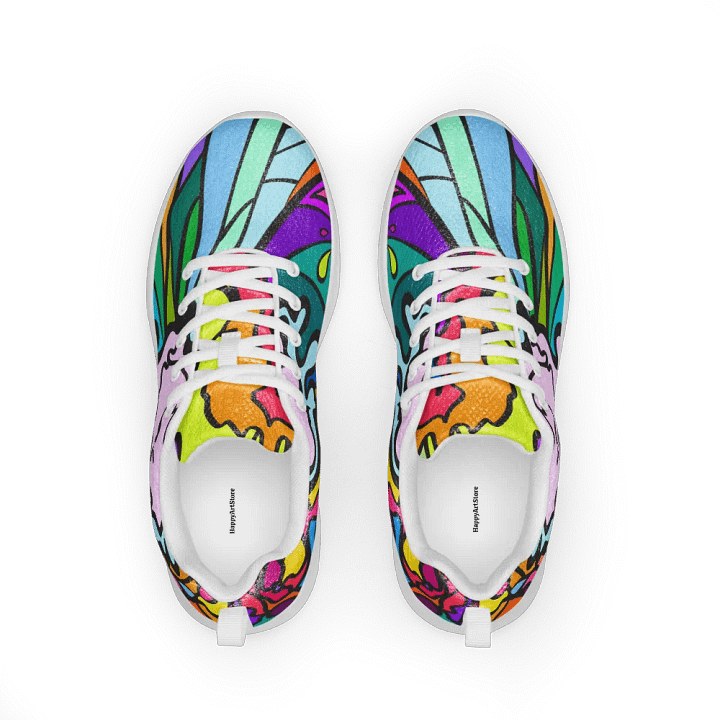 Vibrant Fusion Men's Sneakers - Wave at Sunset product image (1)