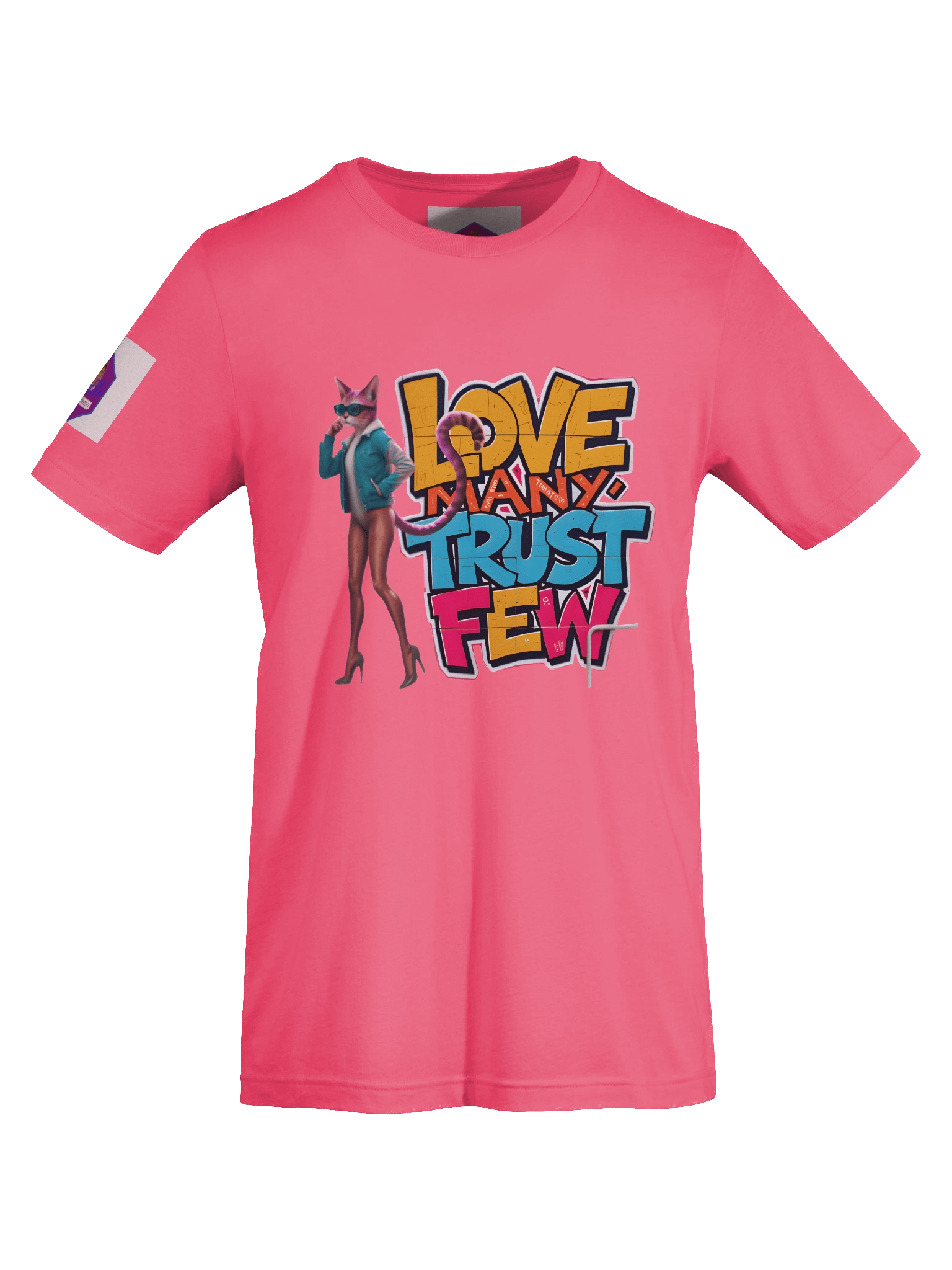 Vibrant Violet Hexagon T-Shirt product image (75)