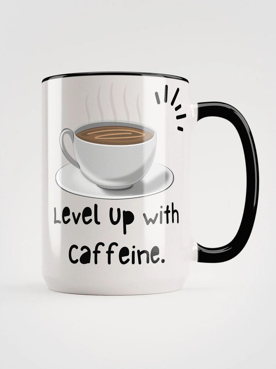 Level up with caffeine Mug product image (1)
