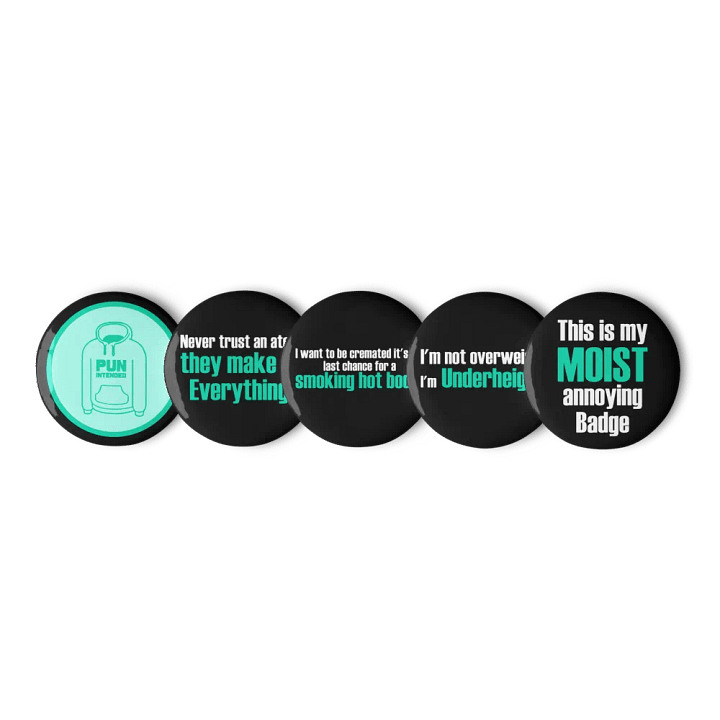 Pun-Intended OG Release Pin Badges product image (2)